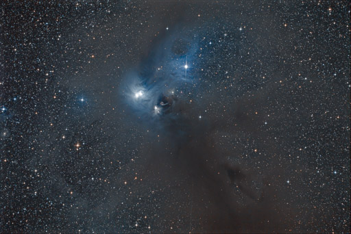 NGC 6726, 6727, 6729, IC 4812 in Corona Australis