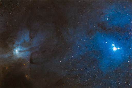 IC 4603 and Rho Ophiuchi