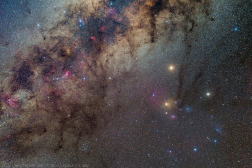 Scorpius with Mars and Saturn (LR, PS)