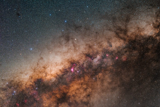 Sagittarius and the Center of the Milky Way (LR, PS)