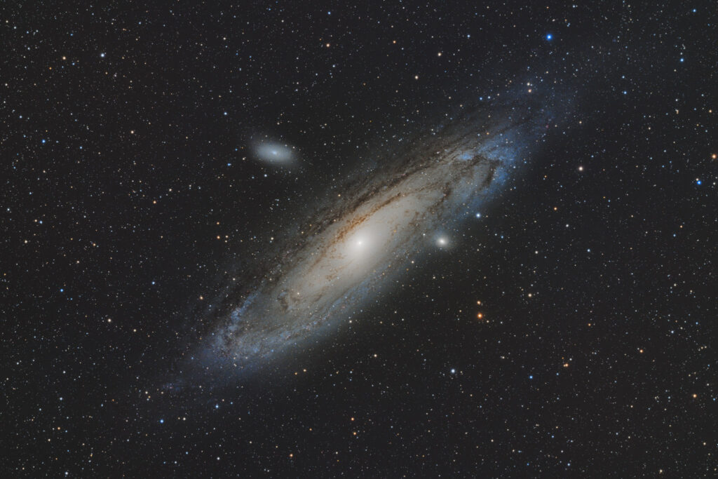 andromeda, astrofotografie, astronomie, astronomy, astrophotography, galaxy, m110, m31, m32, messier, ngc, ngc224, spiral galaxy