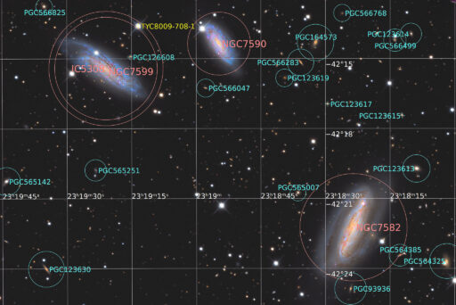 20-inch ritchey-chretien, NA, astrofotografie, astronomie, astronomy, astrophotography, galaxy, grus, grus quartet, hakos, hakos guest farm, ias, ias observatory, ias observatory hakos, khomas, kranich, namibia, ngc, ngc7582, ngc7590, ngc7599, spiral galaxy, world