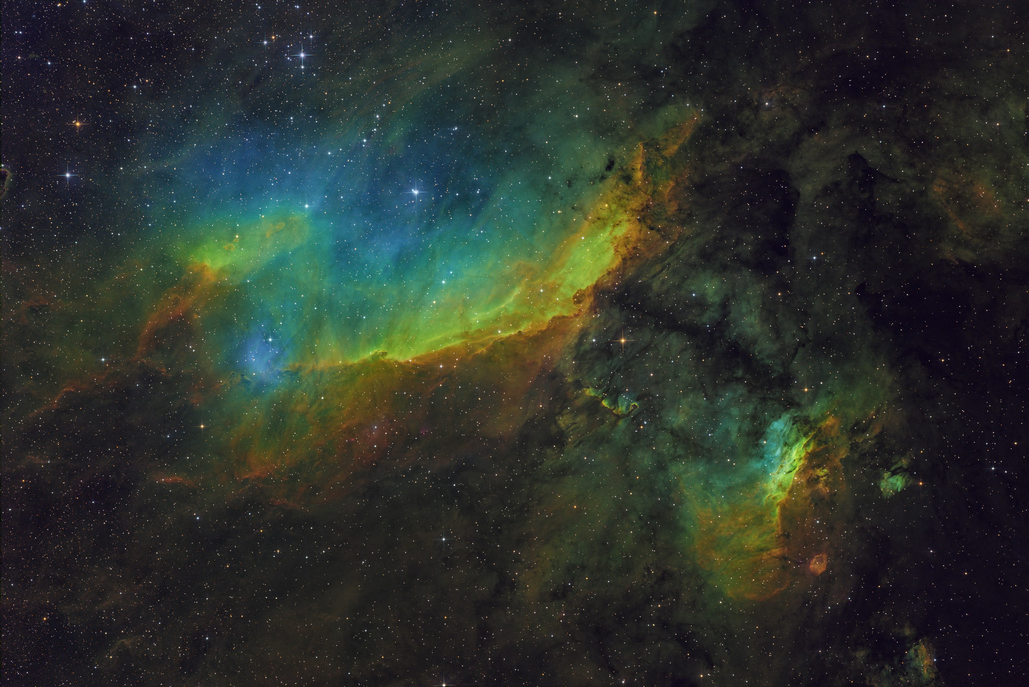 12-inch lacerta remote, NA, astrofotografie, astronomie, astronomy, astrophotography, emission nebula, emissionsnebel, hakos, hakos guest farm, ias, ias observatory, ias observatory hakos, ic, ic4628, khomas, namibia, narrowband, scorpius, sho, sii-ha-oiii, world
