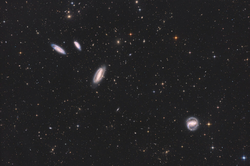 astrofotografie, astronomie, astronomy, astrophotography, galaxy, grus, grus quartet, kranich, ngc, ngc7552, ngc7582, ngc7590, ngc7599, spiral galaxy