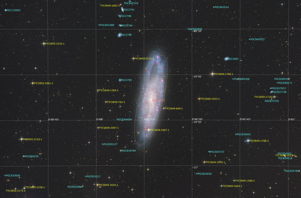 12-inch lacerta remote, NA, astrofotografie, astronomie, astronomy, astrophotography, cetus, claw galaxy, galaxy, hakos, hakos guest farm, ias, ias observatory, ias observatory hakos, khomas, namibia, ngc, ngc247, spiral galaxy, walfisch, world