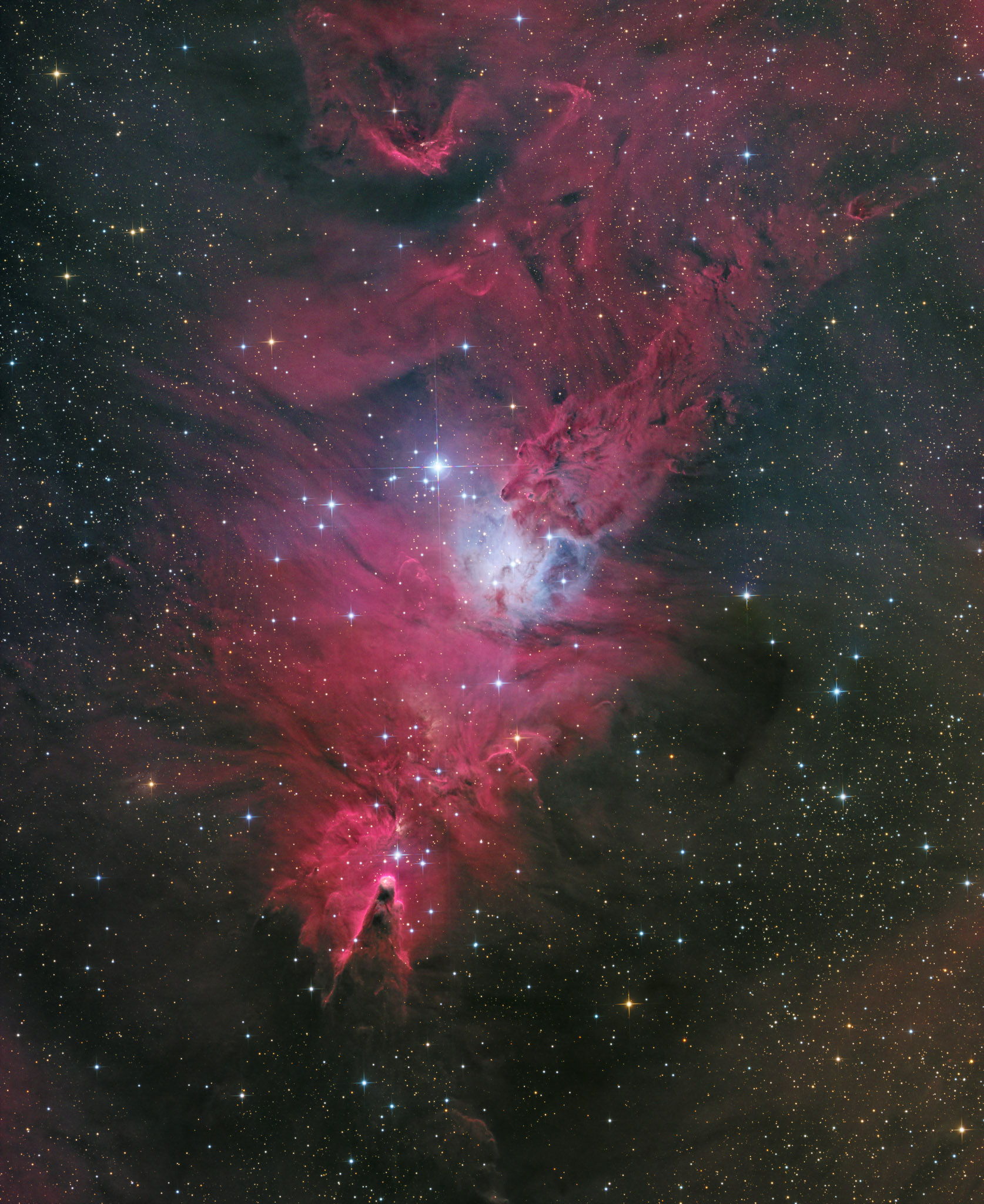 12-inch lacerta remote, NA, astrofotografie, astronomie, astronomy, astrophotography, christmas tree cluster, cone nebula, emission nebula, emissionsnebel, fox fur nebula, hakos, hakos guest farm, ias, ias observatory, ias observatory hakos, khomas, monoceros, namibia, remote observatories, remote sternwarten, star, stars, stern, sterne, world