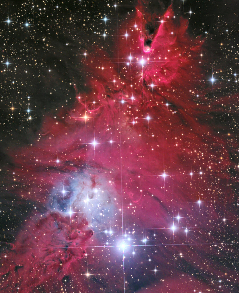 12-inch lacerta remote, NA, astrofotografie, astronomie, astronomy, astrophotography, christmas tree cluster, cone nebula, emission nebula, emissionsnebel, fox fur nebula, hakos, hakos guest farm, ias, ias observatory, ias observatory hakos, khomas, monoceros, namibia, remote observatories, remote sternwarten, star, stars, stern, sterne, world