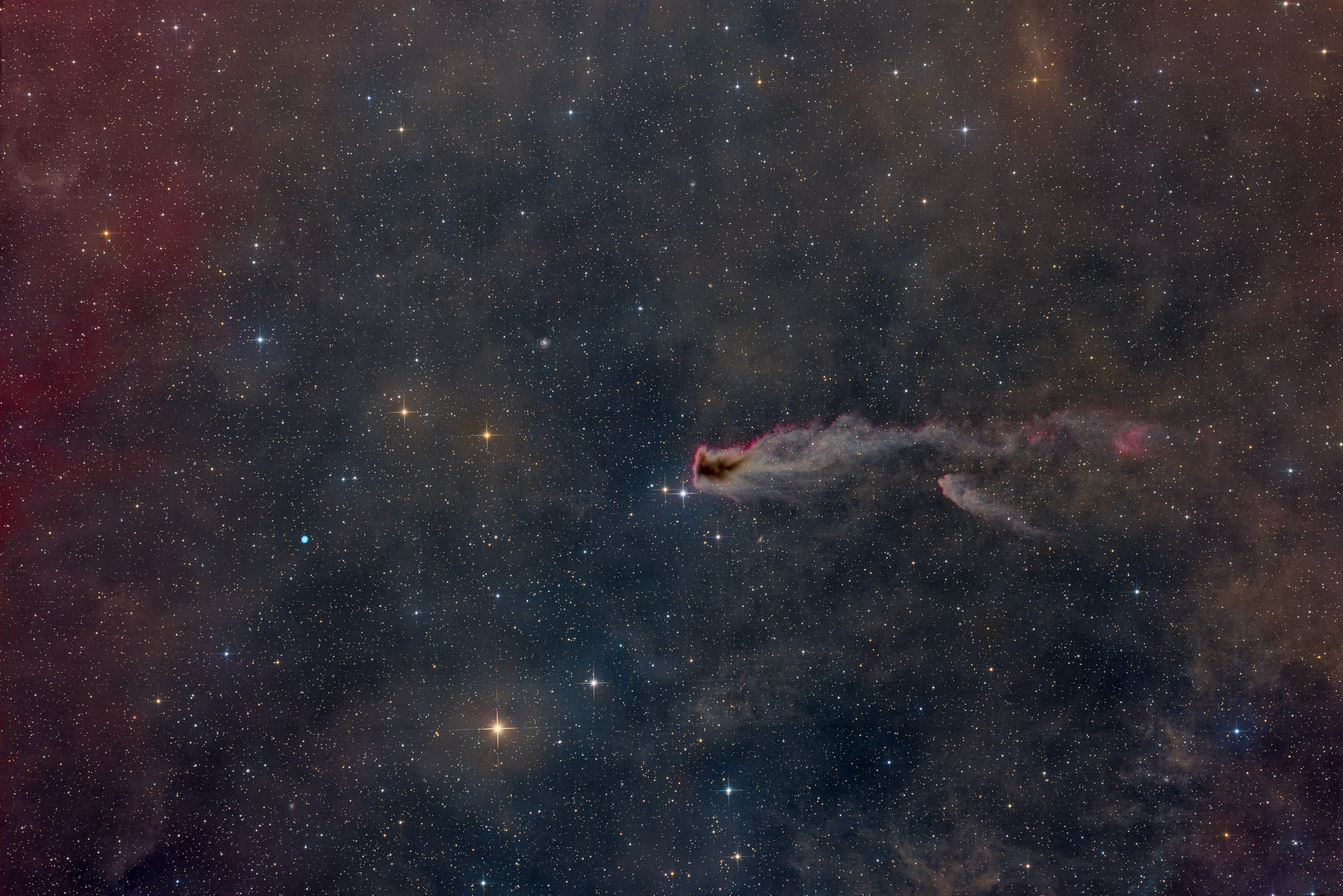 12-inch lacerta remote, NA, astrofotografie, astronomie, astronomy, astrophotography, cg7, cometary globule, dark nebula, hakos, hakos guest farm, ias, ias observatory, ias observatory hakos, khomas, namibia, planetarischer nebel, planetary nebula, vela, world