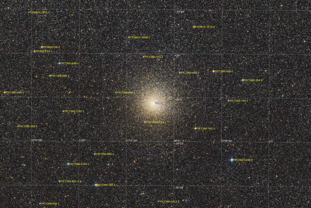 20-inch ak3, NA, ak3, astrofotografie, astronomie, astronomy, astrophotography, globular cluster, hakos, hakos guest farm, ias, ias observatory, ias observatory hakos, khomas, kugelsternhaufen, m62, messier, namibia, ngc, ngc6266, ophiuchus, star, star cluster, stars, stern, sterne, sternhaufen, world