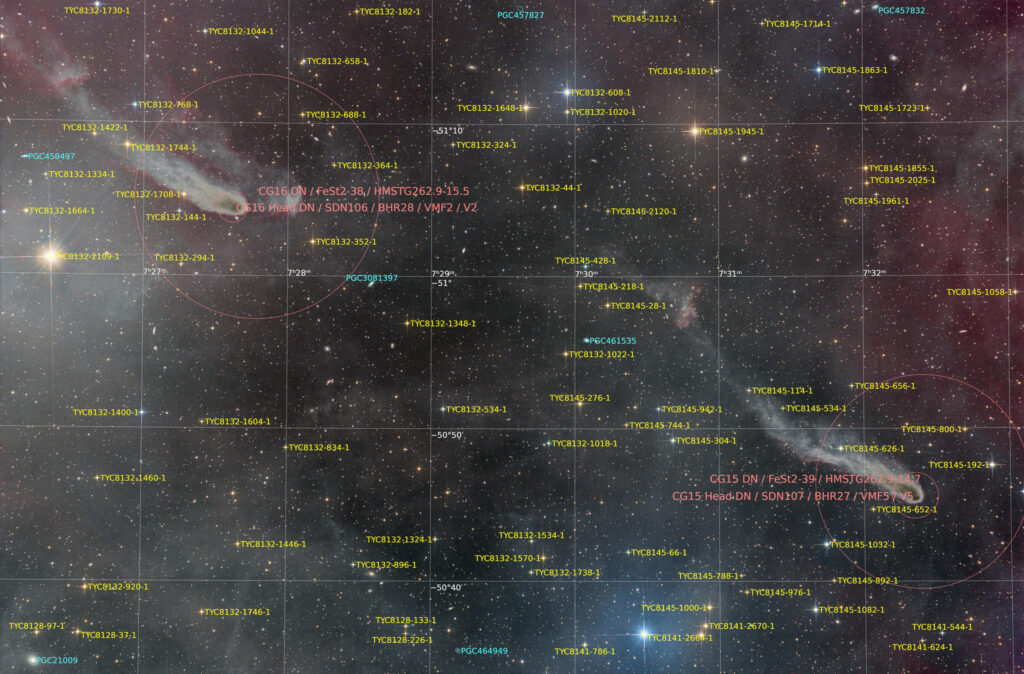 12-inch lacerta remote, NA, astrofotografie, astronomie, astronomy, astrophotography, carina, cg15, cg16, cometary globule, dark nebula, hakos, hakos guest farm, ias, ias observatory, ias observatory hakos, khomas, kiel des schiffes, namibia, puppis, remote observatories, remote sternwarten, world