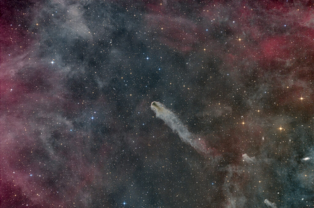 12-inch lacerta remote, NA, astrofotografie, astronomie, astronomy, astrophotography, cg14, cometary globule, dark nebula, hakos, hakos guest farm, ias, ias observatory, ias observatory hakos, khomas, namibia, puppis, remote observatories, remote sternwarten, world