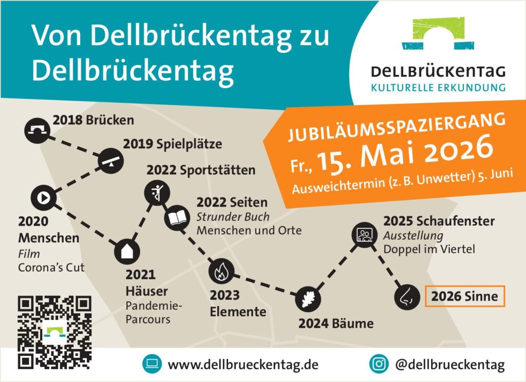Grafik Dellbrückentag Jubiläumsspaziergang