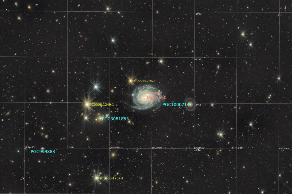 28-inch-newton, NA, astrofotografie, astronomie, astronomy, astrophotography, crater, galaxy, gamsberg, gamsberg plateau, hoag-type galaxy, ias, ias observatory, ias observatory gamsberg, khomas, namibia, ngc, ngc3660, pgc, pgc1000714, spiral galaxy, world