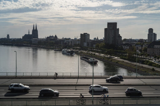 Mülheim und über den Rhein